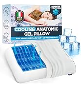 Amazon.com: Technogel Anatomic Cooling Gel Pillow – Dual-Height